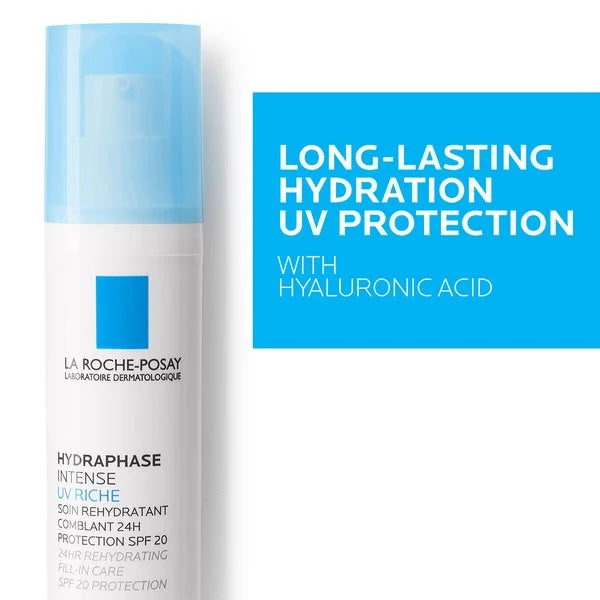 La Roche-Posay Hydraphase UV Intense Riche 50ml SPF20 Soin Réhydratant Haute Performance Peaux Sensibles - novaparapharmacie