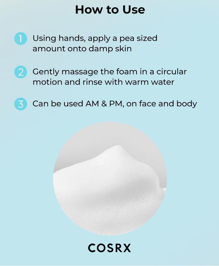 Nettoyant COSRX Low PH Good Morning Gel Cleanser 150ml gel visage pH doux low pH nettoyage doux tea tree good morning - novaparapharmacie