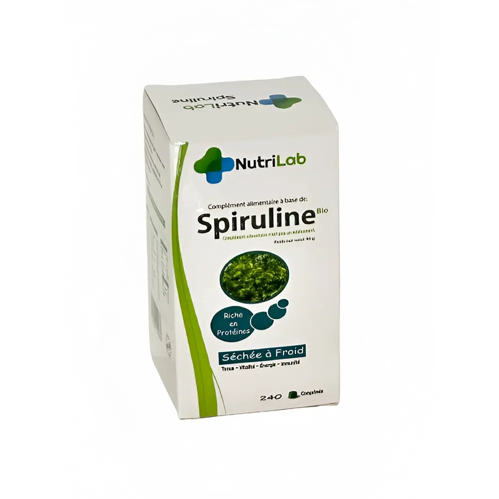 NutriLab Spiruline Bio 240 Comprimés