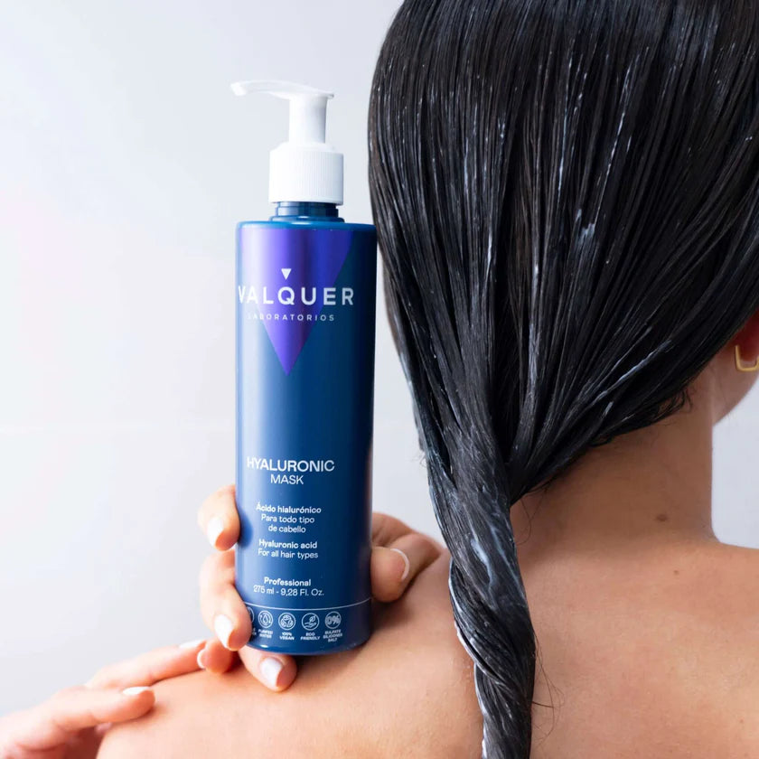 VALQUER Masque Capillaire à l'Acide Hyaluronique 275ml soin cheveux hydratation intense brillance éclatante douceur - novaparapharmacie