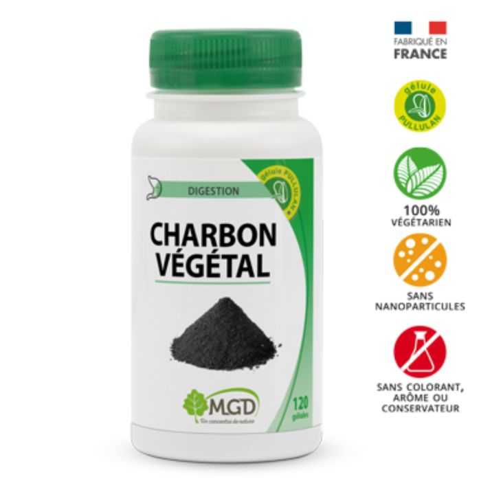 Mgd Charbon vegetale 120  Gélules