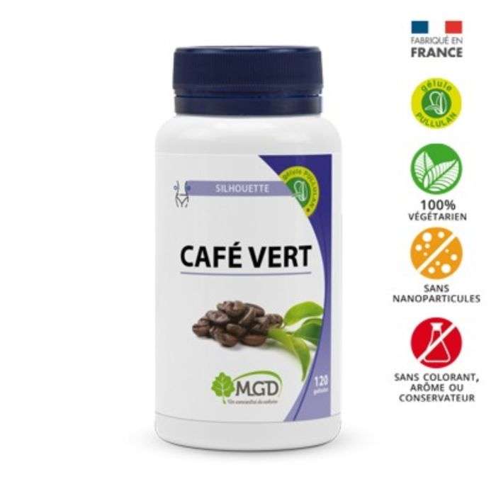 MGD Café Vert Boite 120 Gélules