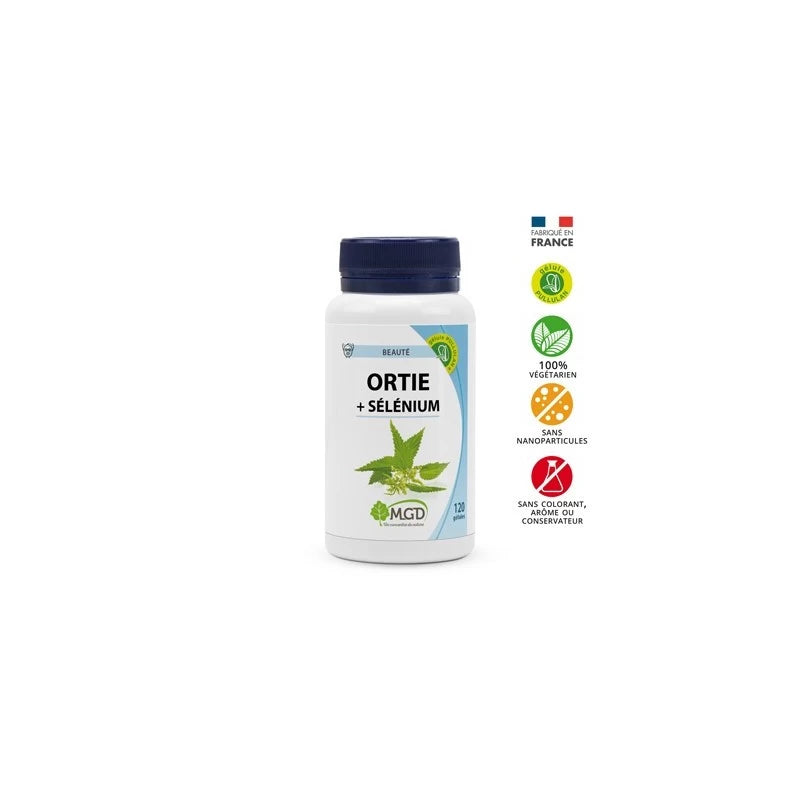 MGD ortie + sélénium boite 120 gélules | Nova Para