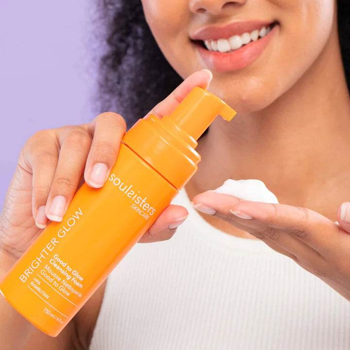 SOUL SISTERS Mousse Nettoyante Orange application visage nettoyage éclaircissant anti-taches éclat - novaparapharmacie