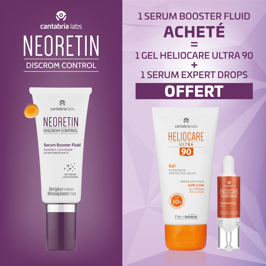 Cantabria Neoretin Serum 30ml Acheté +Heliocare Ultra Gel 90 + Endocare Expert Drop Offerts