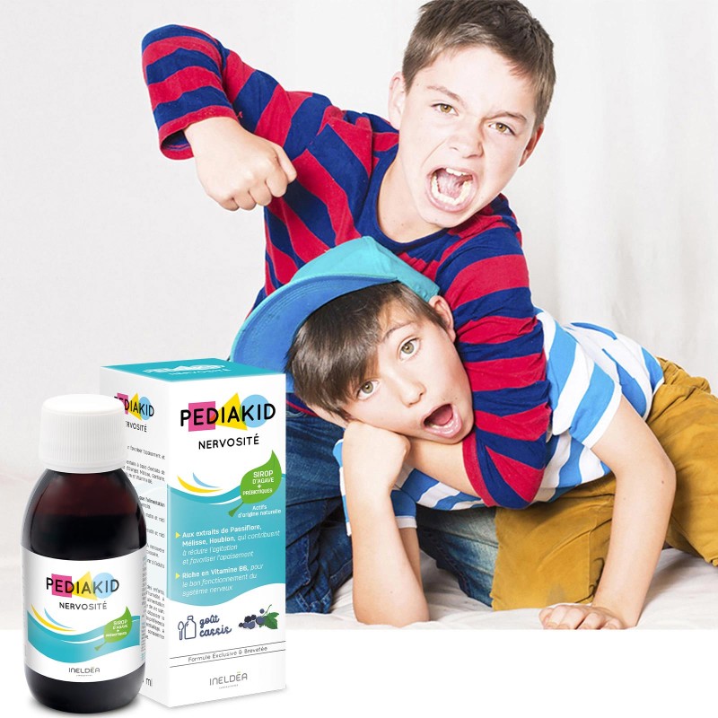 PEDIAKID Sirop Nervosité 125ml Complément Alimentaire Enfants Stress Sommeil Naturel