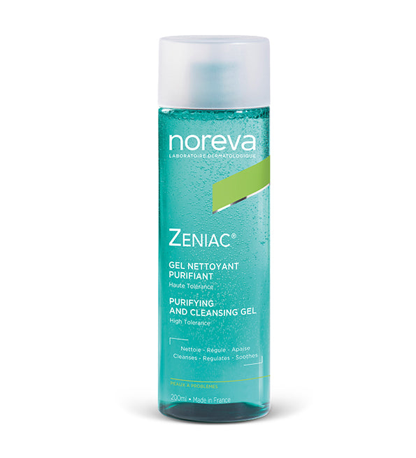 Noreva Zeniac Duo Pack Gel Nettoyent Purifiant 200ml+Brosse Visage