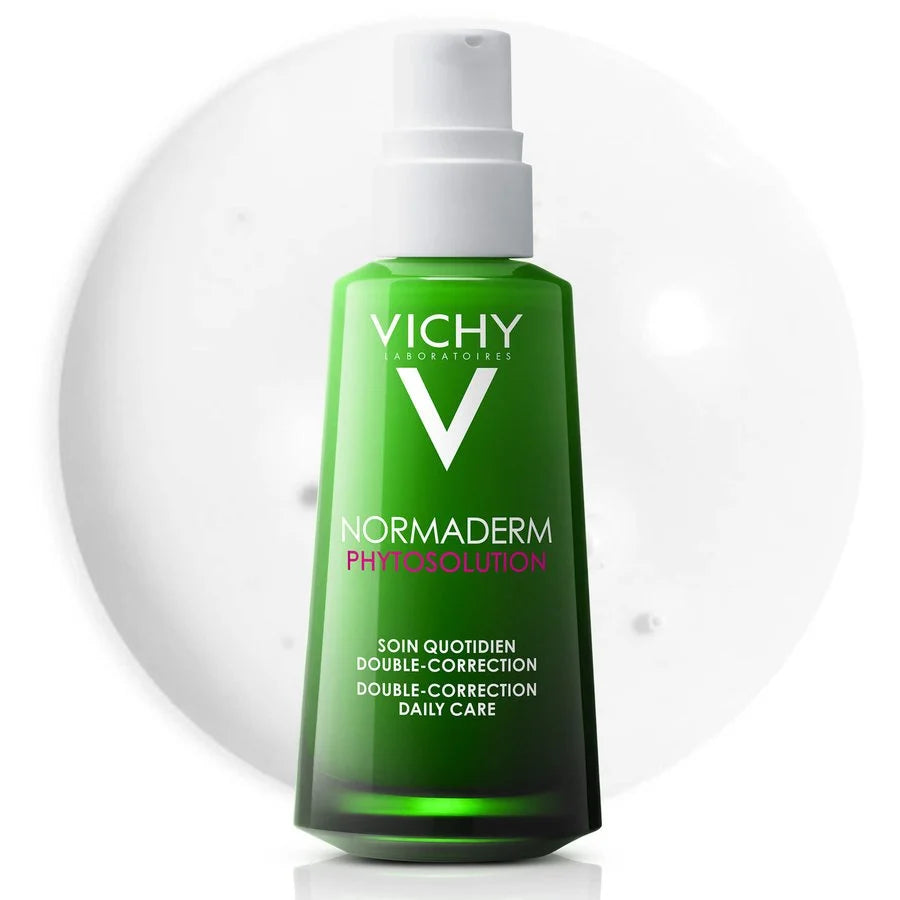 VICHY Normaderm Phytosolution vue alternative soin quotidien double-correction peaux grasses acnéiques eau thermale actifs - novaparapharmacie