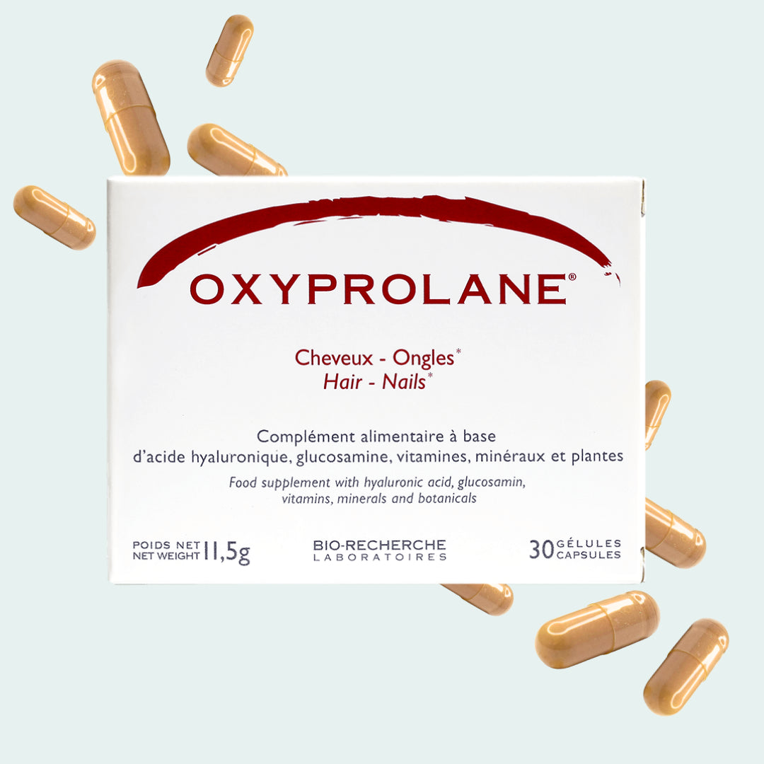 BIO RECHERCHE Oxyprolane cheveux ongles 90 gélules complément alimentaire pousse cheveux cure - novaparapharmacie