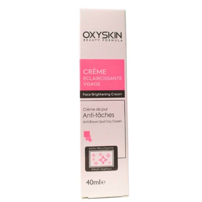 OXYSKIN CREME ECLAIRCISSANTE VISAGE ANTI TACHES 40 ML - Nova Parapharmacie