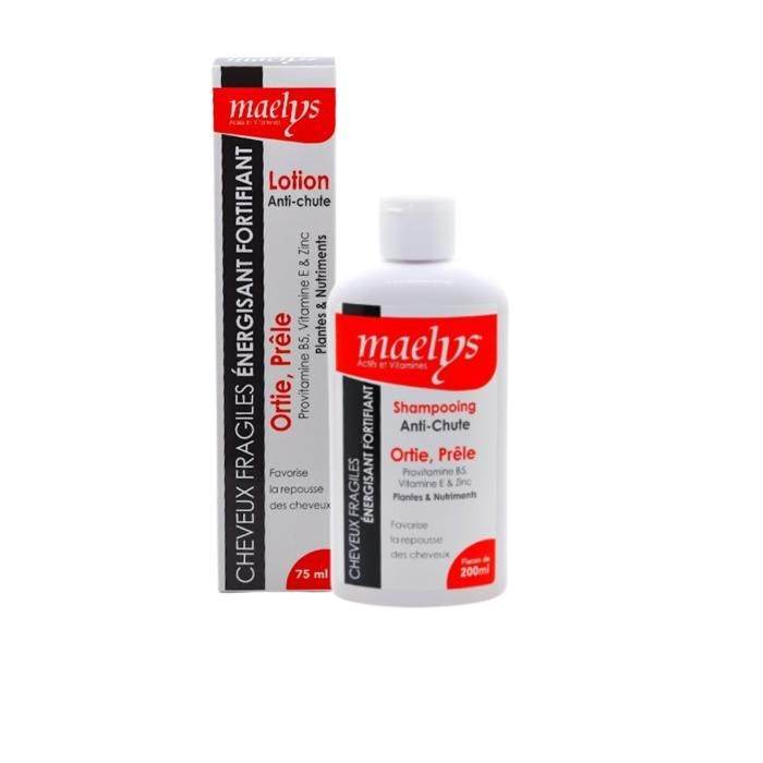 MAELYS Duo Pack Ortie Prêle Lotion Anti-Chute 75ml + Shampooing 100ml - Nova Parapharmacie