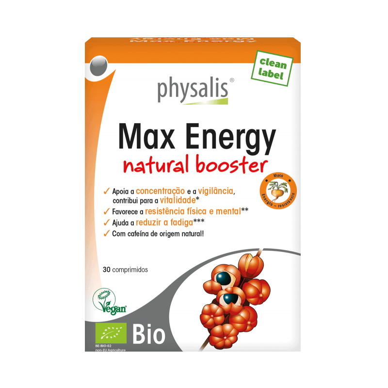 Physalis Max Energy 30 Tablets - Nova Parapharmacie