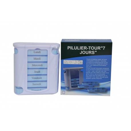 Pilulier Médicament 7 Jours 4 Fois 28 Compartiments - Organisation Hebdomadaire - Nova Parapharmacie