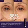 Comparaison contour yeux avant après Premier Cru Caudalie anti-âge global rides poches cernes résultats
