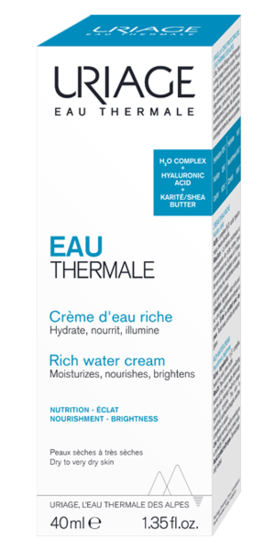 Uriage EAU THERMALE Crème d'Eau Riche | Nova Para