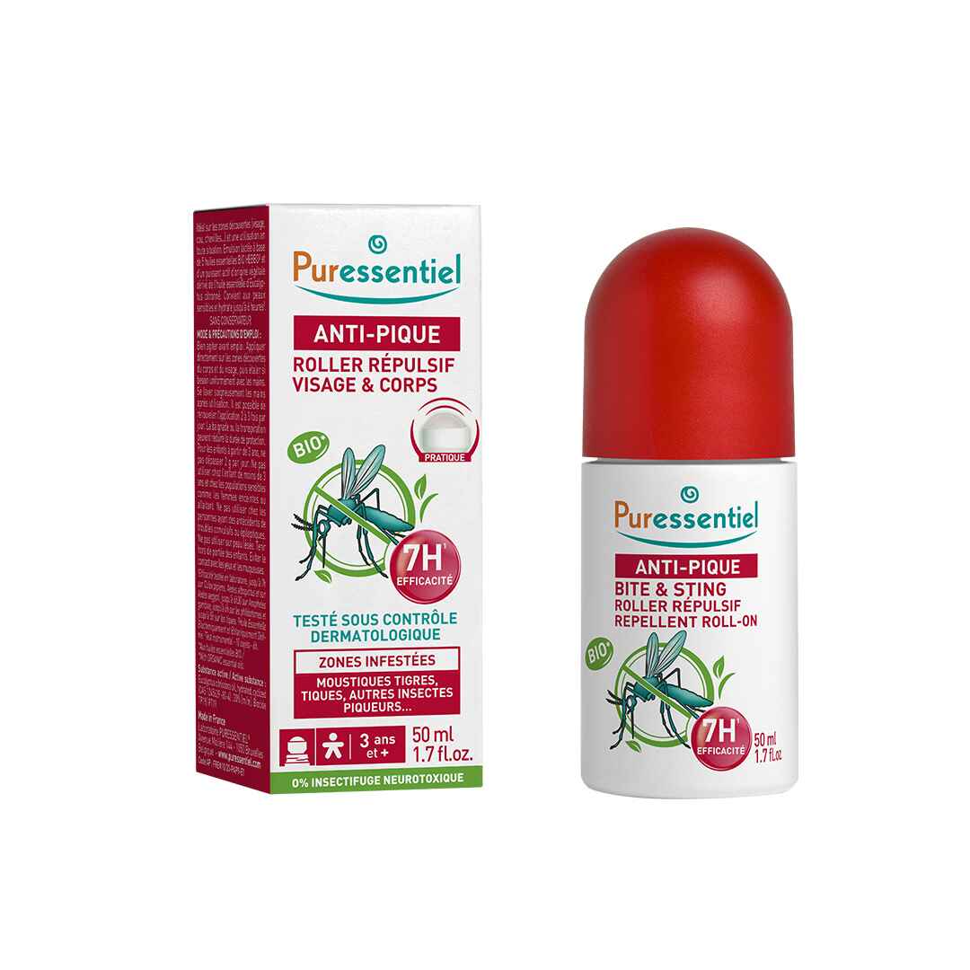 Puressentiel Anti-Pique Roller repulsif visage & corps 50ml | Nova Para