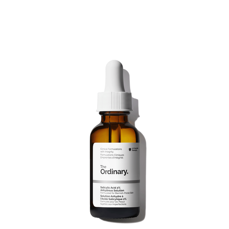 THE ORDINARY Salicylic Acid 2% Anhydrous Solution sérum exfoliant anti-imperfections anhydrous peaux grasses désincrustant - novaparapharmacie