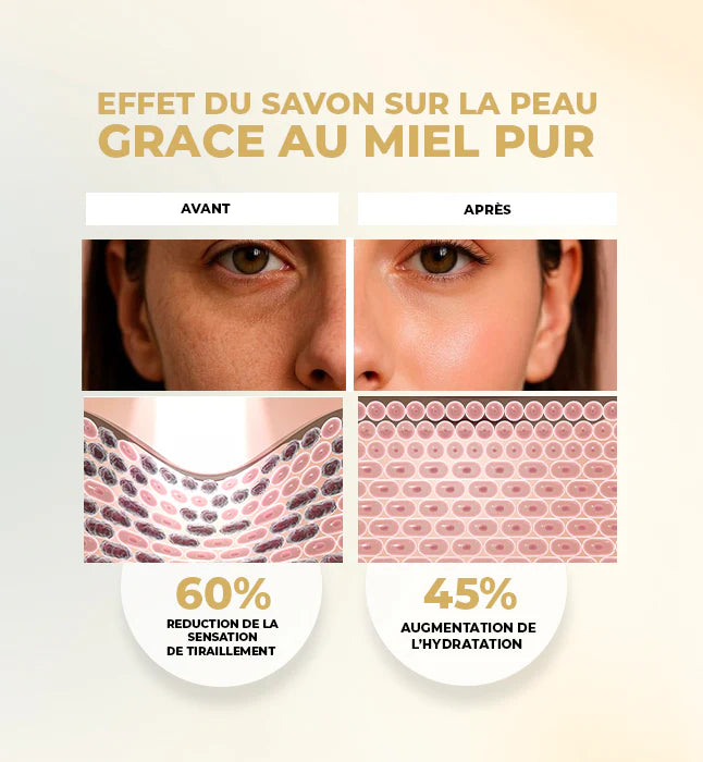 GLEAMY Savon Naturel bénéfices purifie hydrate apaise tous types peaux - novaparapharmacie