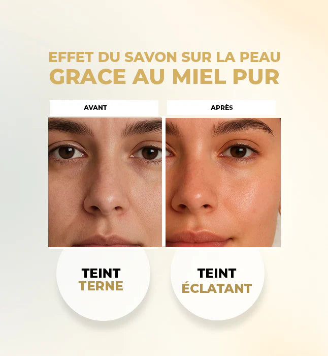  GLEAMY Savon Naturel savon 100g miel amande douce nettoyage doux quotidien - novaparapharmacie