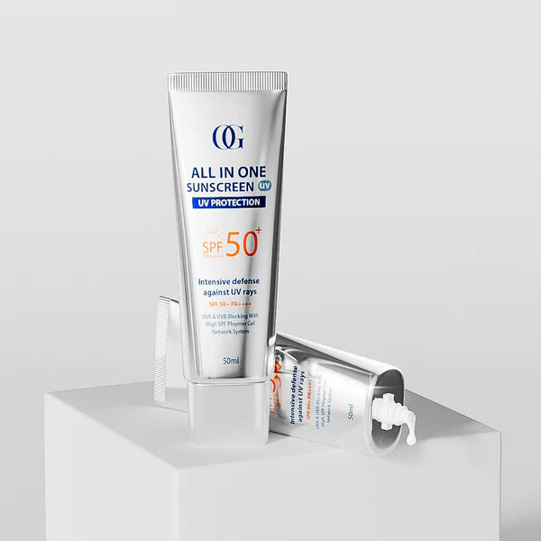 Ocean Glow All In One Sunscreen UV SPF50+ 50ml crème solaire haute protection anti-UV hydratant résistant eau - novaparapharmacie