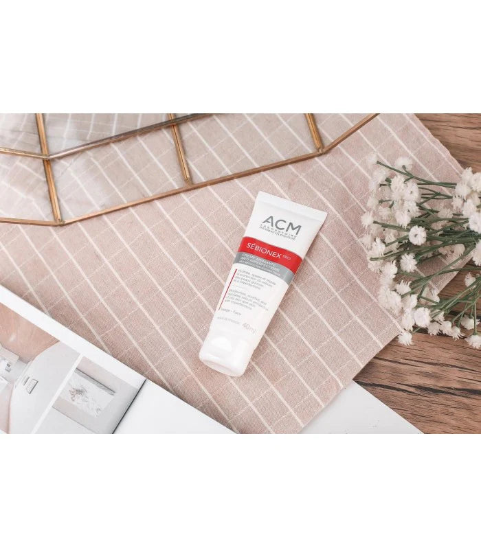 Packaging Sébionex Trio Crème 40ml Tube Anti-Imperfections Triple Action Acné Sévère - novaparapharmacie