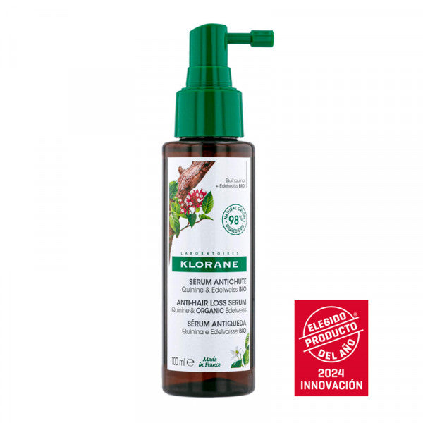 Klorane Sérum Quinine Anti-Chute 100ml Repousse Cheveux Forts Edelweiss BIO Stimulation - novaparapharmacie