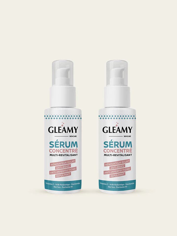 GLEAMY Sérum Multi-Revitalisant pack sérum concentré routine beauté complète - novaparapharmacie