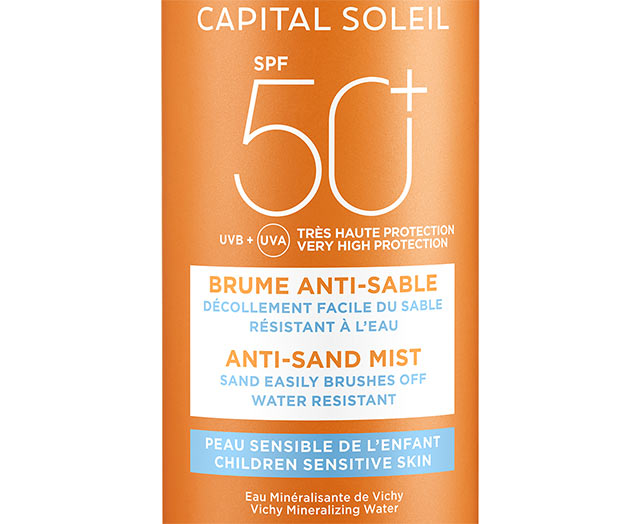  Texture Brume Capital Soleil Anti-Sable Spray Invisible Non Collant Protection SPF50+ Enfants - novaparapharmacie