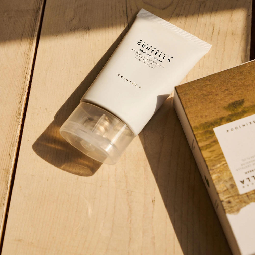 Skin1004 Madagascar Centella Soothing Cream 75ml crème apaisante centella 100% pure Madagascar hydrate calme - novaparapharmacie