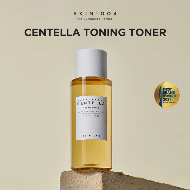 Exfoliante MADAGASCAR CENTELLA Toning Toner 210ml lotion tonique apaisante centella Madagascar PHA exfoliant texture affinée sensible - novaparapharmacie