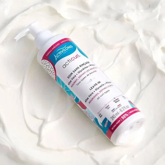 ACTIVILONG Acticurl Soin sans Rinçage 300ml utilisation cheveux bouclés frisés crépus définition hydratation anti-frisottis - novaparapharmacie