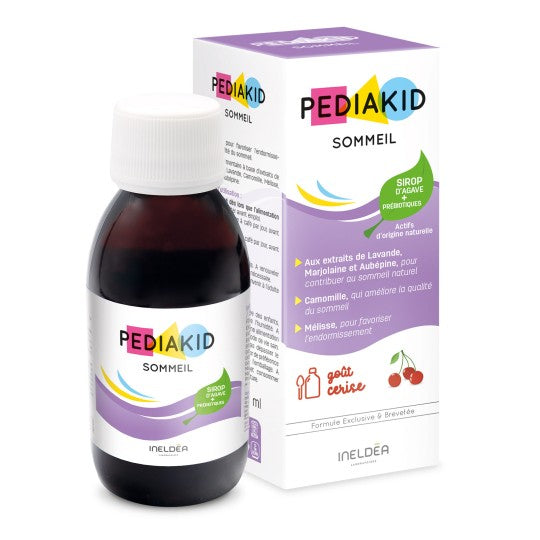 PEDIAKID Sirop Sommeil 125ml complément alimentaire enfant favorise endormissement sommeil réparateur formule naturelle goût agréable - novaparapharmacie