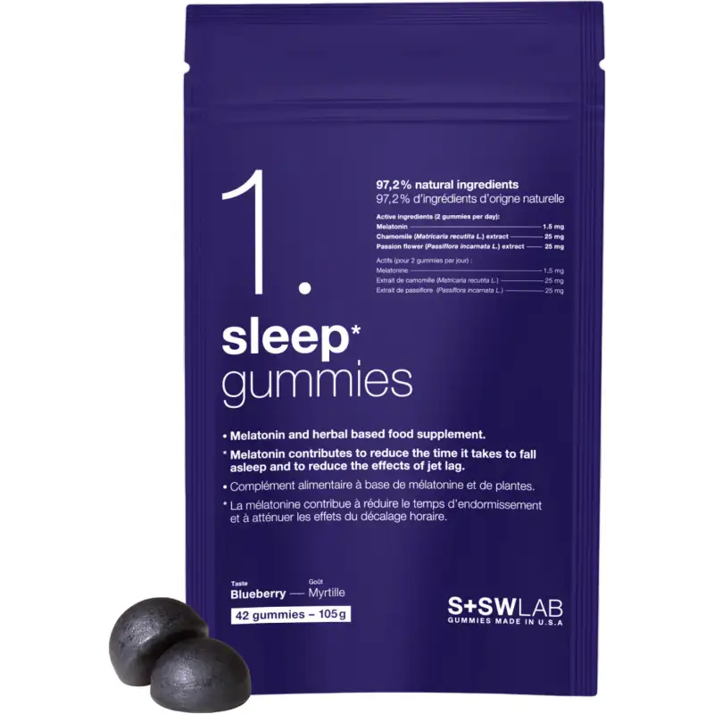 S+SWLAB 1.Sleep 42 Gummies Gout Myrtille | Nova Para
