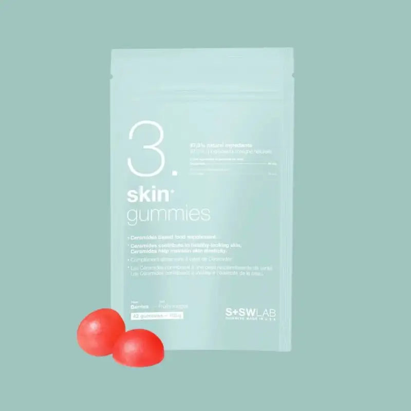 S+SWLAB 3.Skin 42 Gummies Gout Fruits Rouges-aident à maintenir une peau éclatante et protégée | Nova Para