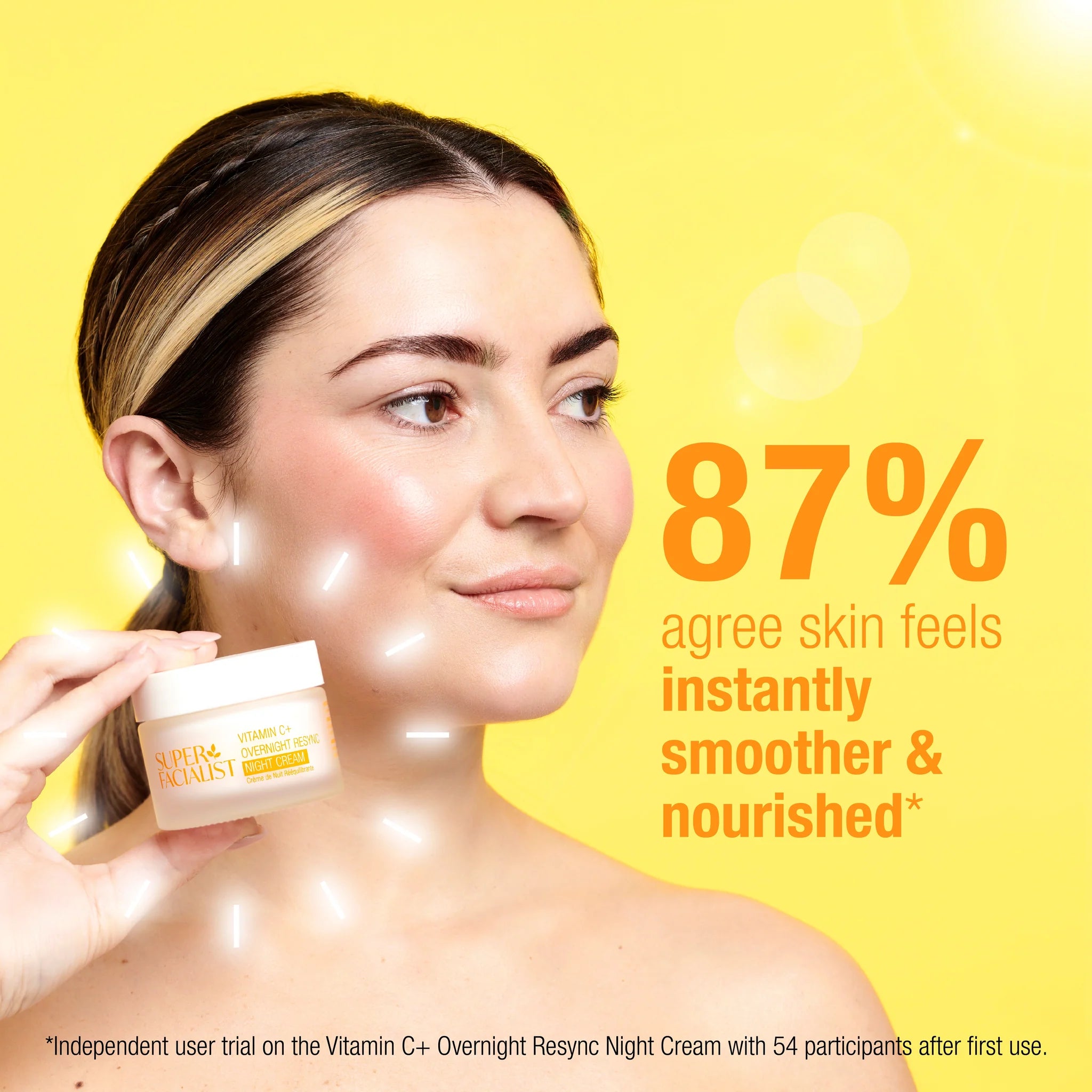 Super Facialist bénéfices régénération nocturne vitamine C resync technology réveil lumineux anti-âge - novaparapharmacie