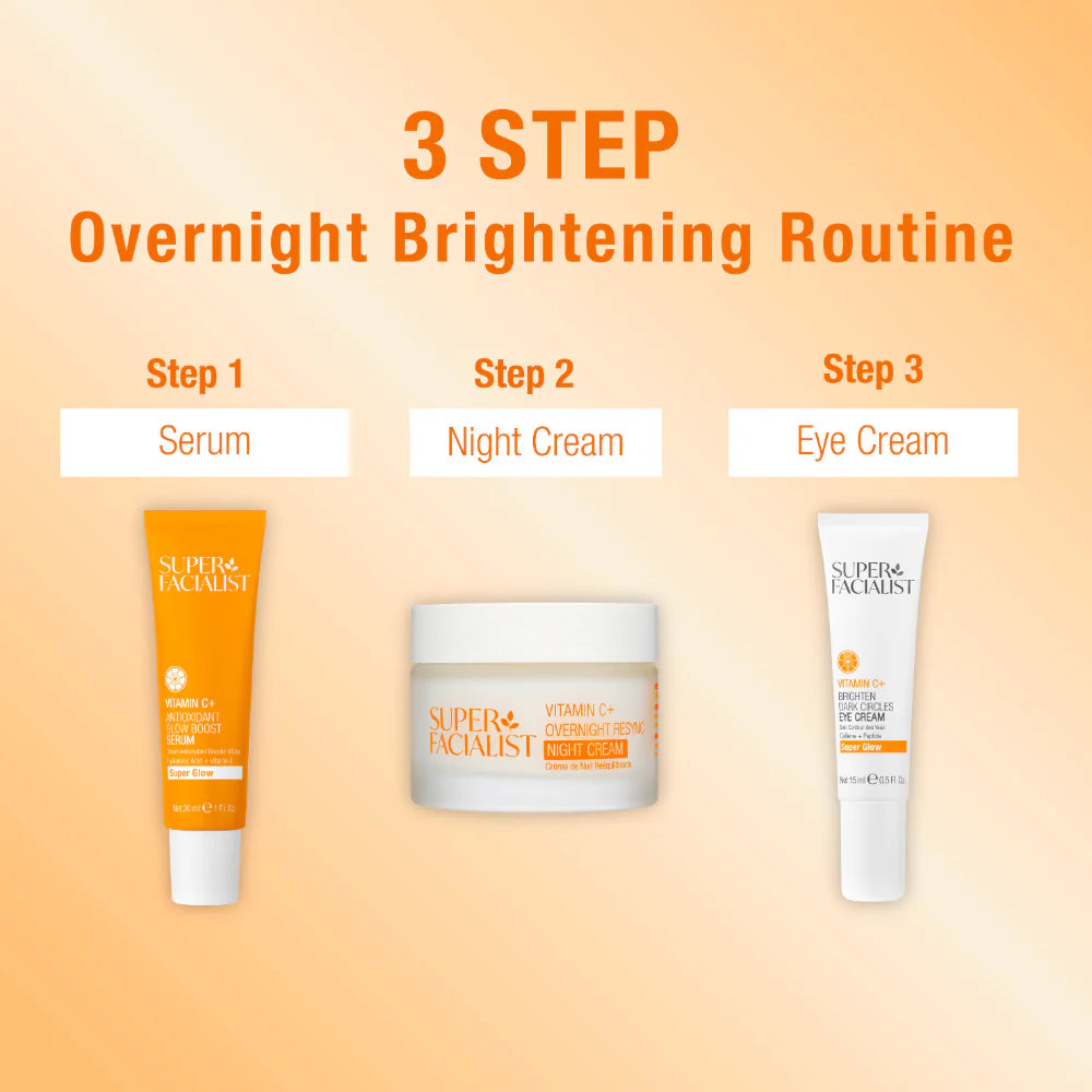 Super Facialist gamme soins visage sérum vitamine C antioxydant collection éclat lumineux - novaparapharmacie