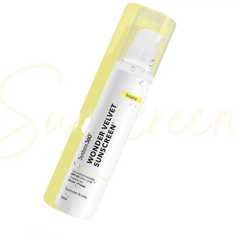 SYSTEM 360 WONDER VELVET SUNSCREEN GEL SOLAIRE INVISIBLE SPF50+ 50ML | Nova Para