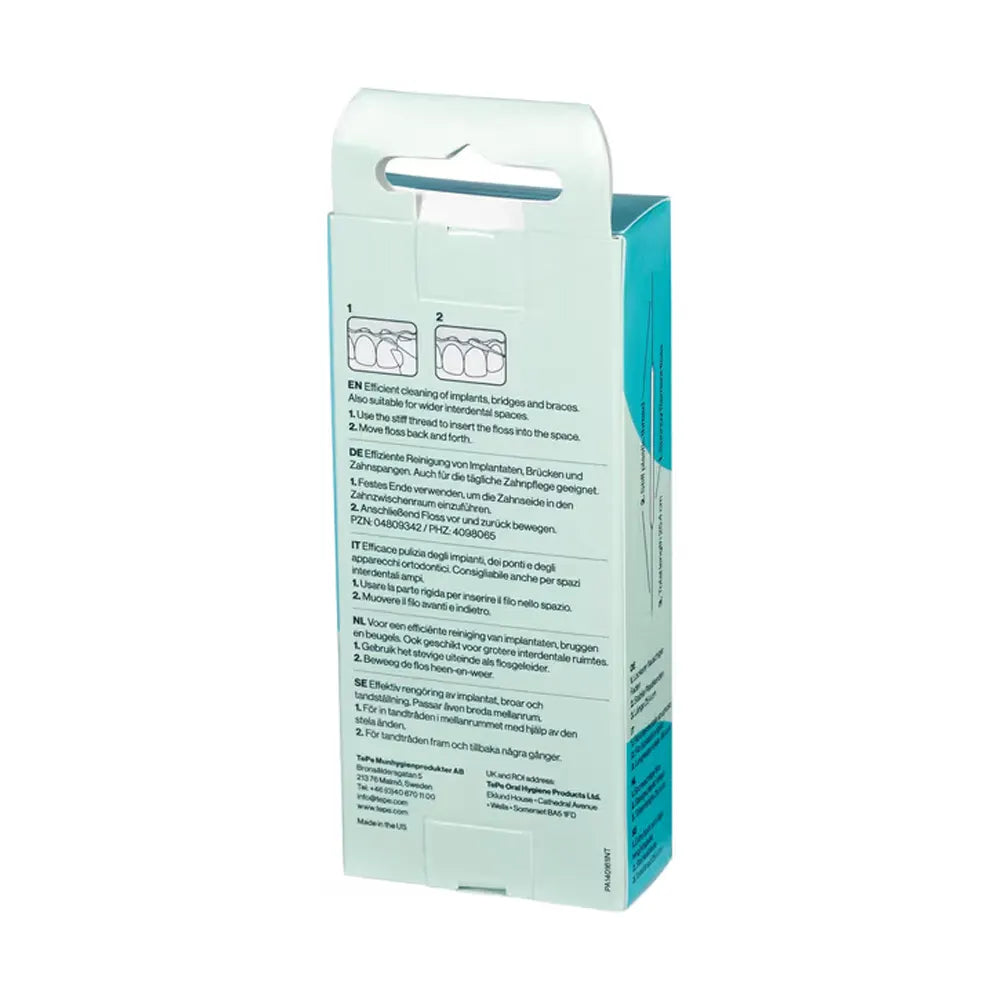 TEPE Fil Dentaire Bridge Implant 30 pièces hygiène bucco-dentaire bridges implants - novaparapharmacie