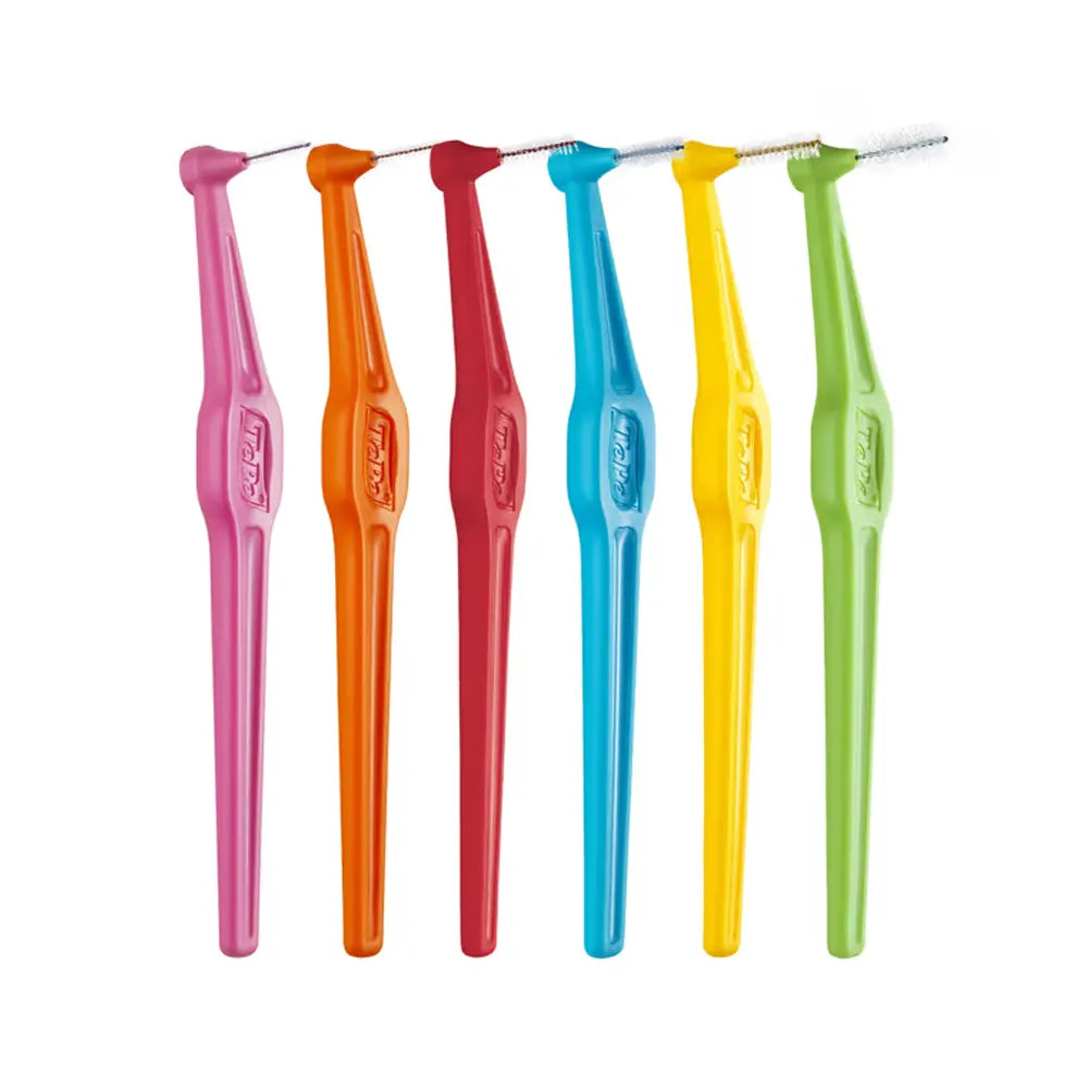 TEPE 6 pièces Brossettes Interdentaires Angle 0.6mm Taille 3 Bleu hygiène bucco-dentaire - novaparapharmacie