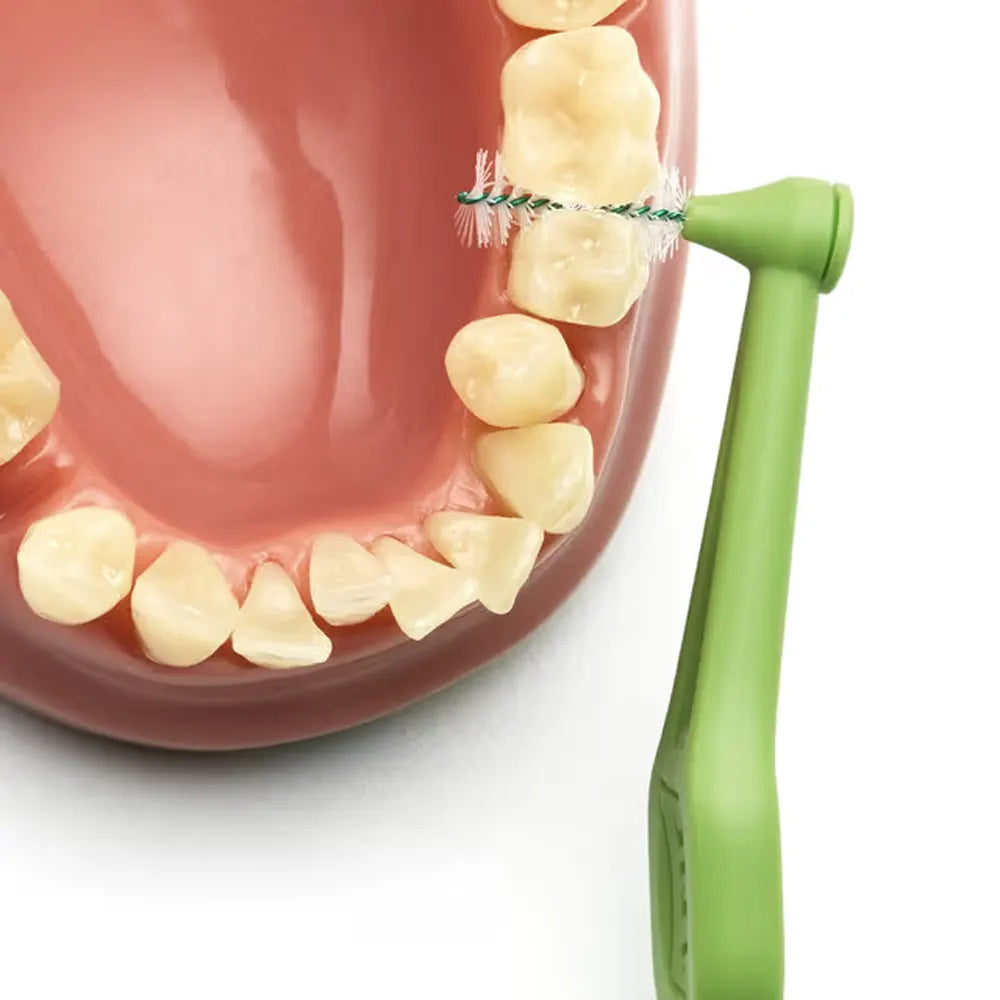 TEPE 6 pièces Brossettes Interdentaires Angle 0.8mm Taille 5 Vert hygiène bucco-dentaire - novaparapharmacie