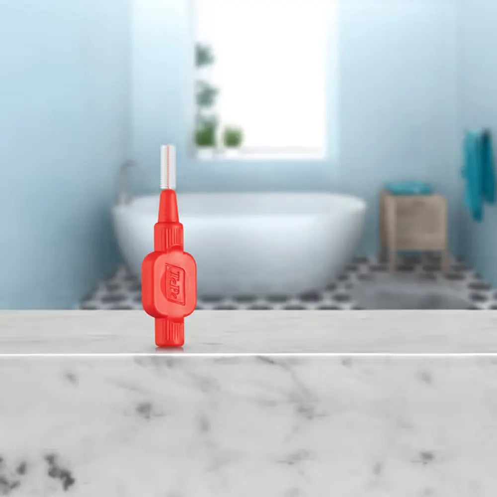 TePe 6 Brossettes Interdentaires 0.5mm Taille 2 Rouge brossettes interdentaires nettoyage interdentaire fil métallique plastifié - novaparapharmacie