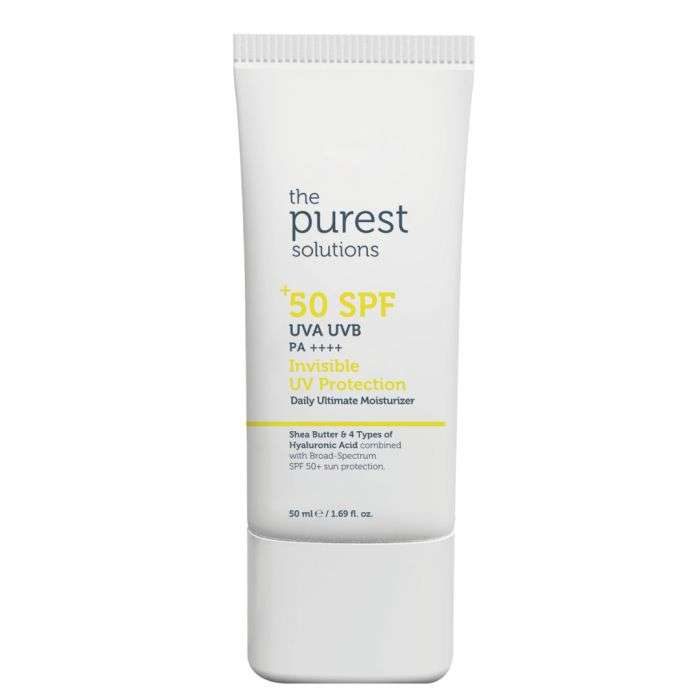 THE PUREST SOLUTIONS INVISIBLE UV PROTECTI0N CRÈME HYDRATANTE INTENSIVE SPF50+ 50ML  | Nova Para