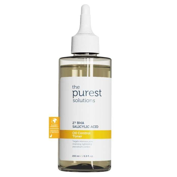 THE PUREST SOLUTIONS 2% BHA SALICYLIC ACID OIL CONTROL TONER 200ML | Nova Para