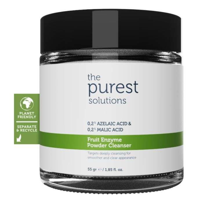 THE PUREST SOLUTIONS POUDRE NETTOYANTE 0.2% AZELAIC ACID ET 0.2% MALIC ACID 55GR | Nova Para 