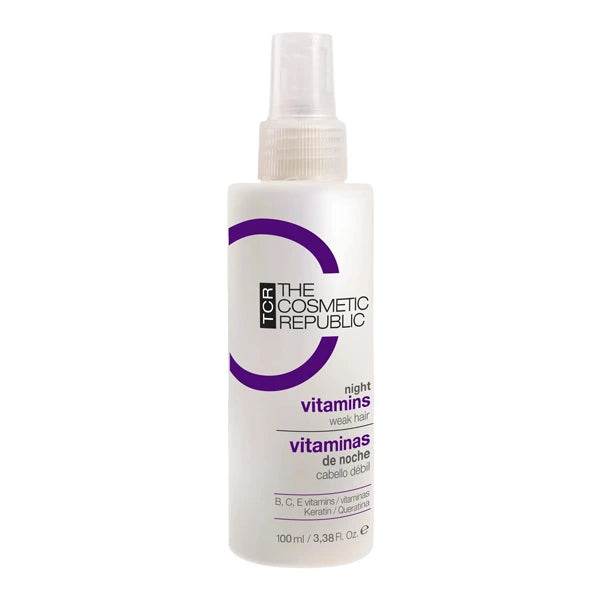 TCR Night Hair Vitamins 100ml flacon vitamines capillaires nuit régénération croissance anti-chute - novaparapharmacie