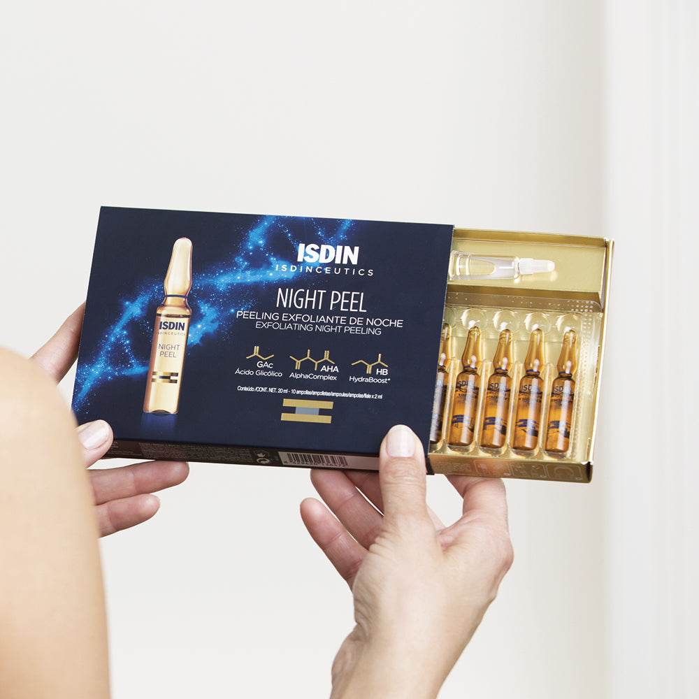 ISDIN Isdinceutics Night Peel 30 Ampoules x 2ml - Peeling Exfoliant Nuit Anti-Rides - Nova Parapharmacie