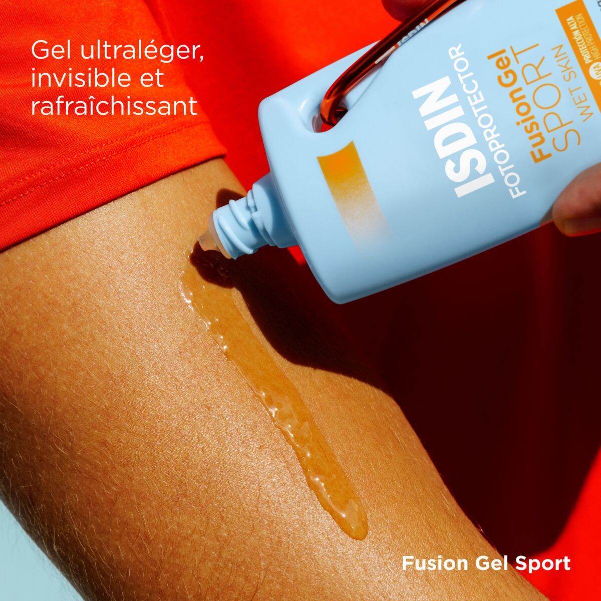 ISDIN Fotoprotector Fusion Gel Sport SPF50+ 100ml - Protection Solaire Sport Zones Poilues - Nova Parapharmacie