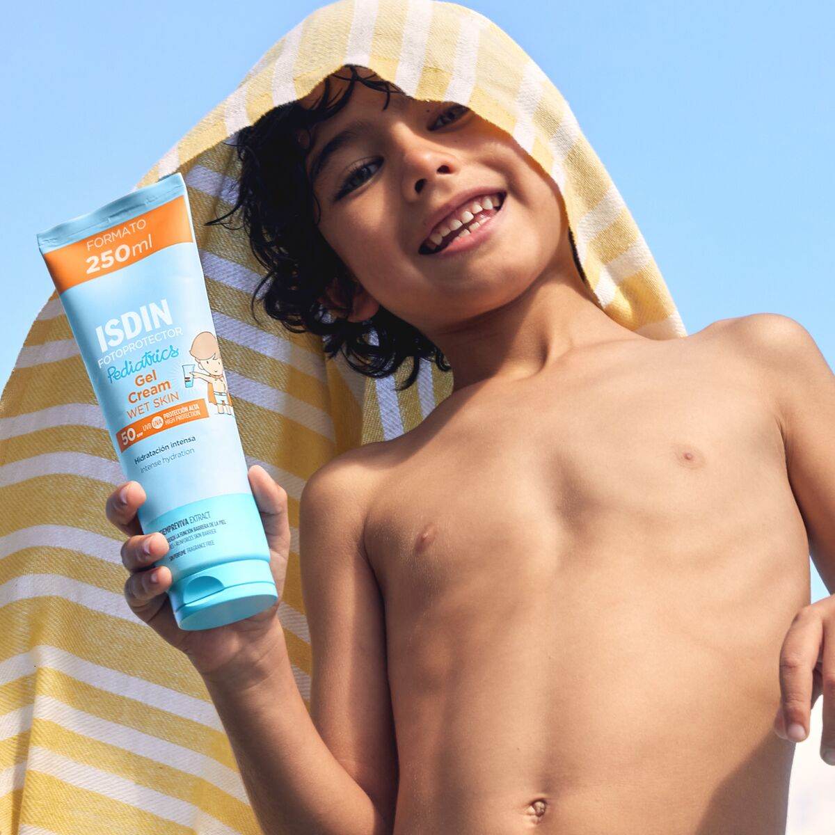 ISDIN Fotoprotector Gel Cream Pediatrics SPF50+ 250ml - Protection Solaire Enfants Gel Crème - Nova Parapharmacie