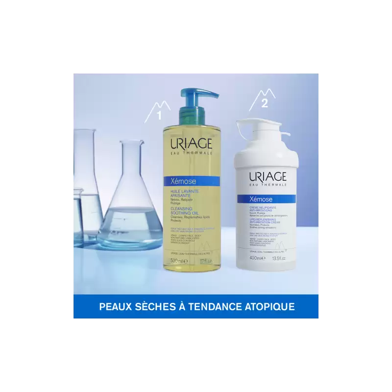 URIAGE Xémose vue complète crème relipidante anti-irritations haute tolérance peaux très sèches protection réparation - novaparapharmacie