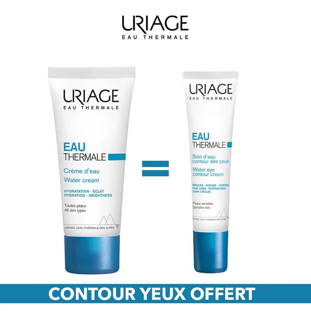 URIAGE EAU THERMALE CREME D'EAU 40ML = EAU THERMALE CONTOUR YEUX OFFERT | Nova Para